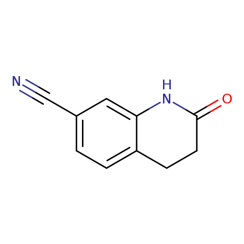 N#Cc1ccc2c(c1)NC(=O)CC2