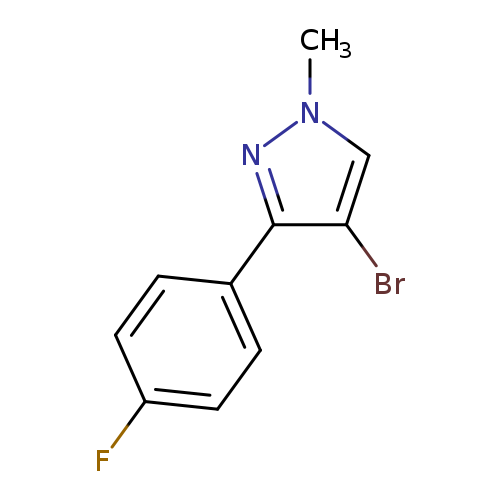 Brc1cn(nc1c1ccc(cc1)F)C