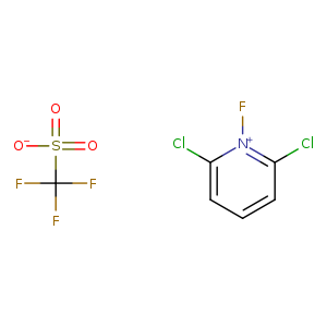 [O-]S(=O)(=O)C(F)(F)F.F[n+]1c(Cl)cccc1Cl