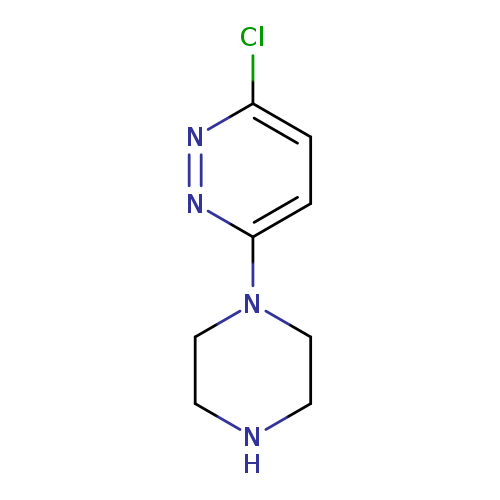 Clc1ccc(nn1)N1CCNCC1