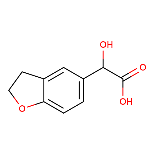 OC(=O)C(c1ccc2c(c1)CCO2)O