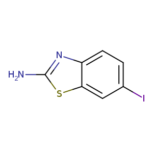 Ic1ccc2c(c1)sc(n2)N