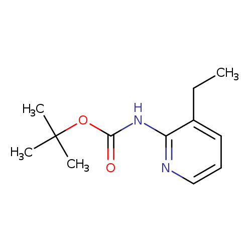CCc1cccnc1NC(=O)OC(C)(C)C