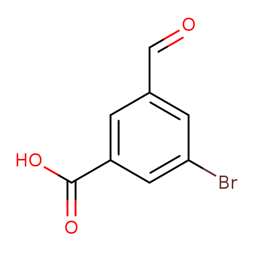 O=Cc1cc(Br)cc(c1)C(=O)O