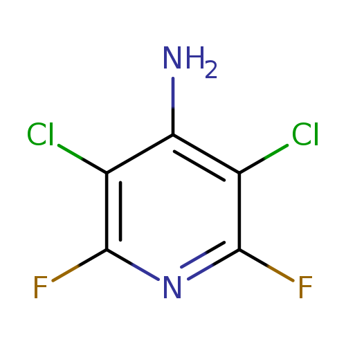 Fc1nc(F)c(c(c1Cl)N)Cl