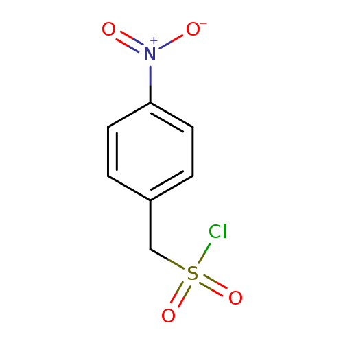 [O-][N+](=O)c1ccc(cc1)CS(=O)(=O)Cl