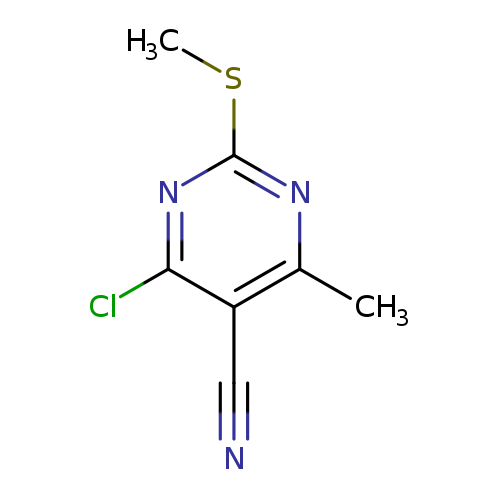 CSc1nc(C)c(c(n1)Cl)C#N