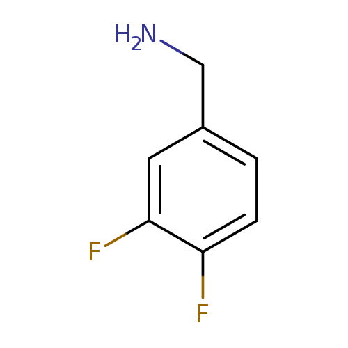 NCc1ccc(c(c1)F)F