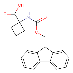 O=C(NC1(CCC1)C(=O)O)OCC1c2ccccc2c2c1cccc2