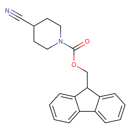 N#CC1CCN(CC1)C(=O)OCC1c2ccccc2c2c1cccc2