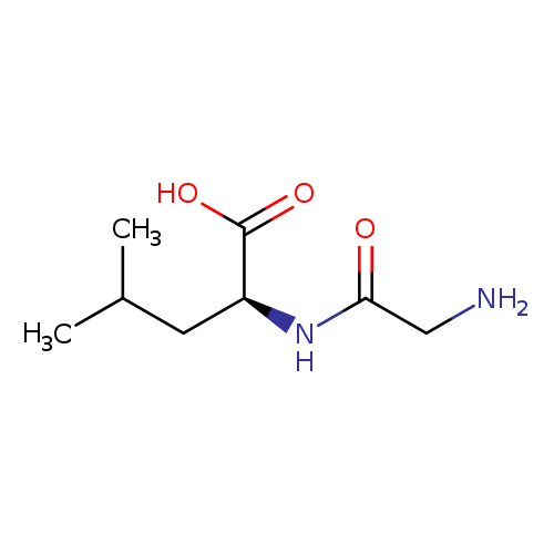 NCC(=O)N[C@H](C(=O)O)CC(C)C
