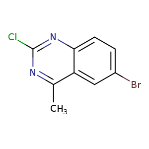 Brc1ccc2c(c1)c(C)nc(n2)Cl