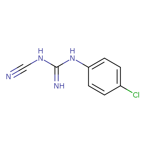 N#CNC(=N)Nc1ccc(cc1)Cl