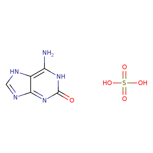 OS(=O)(=O)O.O=c1nc2nc[nH]c2c([nH]1)N