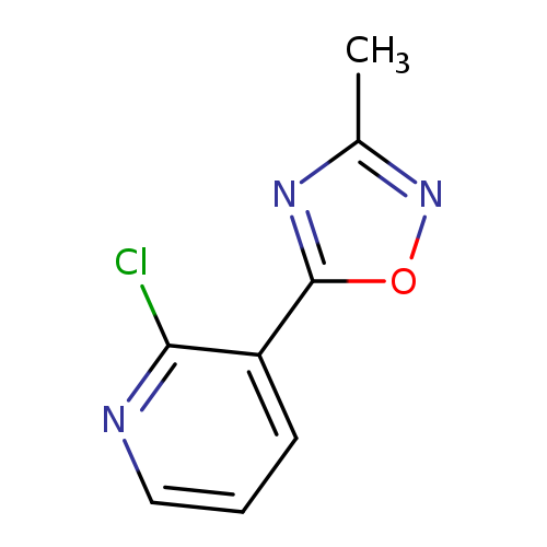 Cc1noc(n1)c1cccnc1Cl