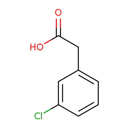 OC(=O)Cc1cccc(c1)Cl