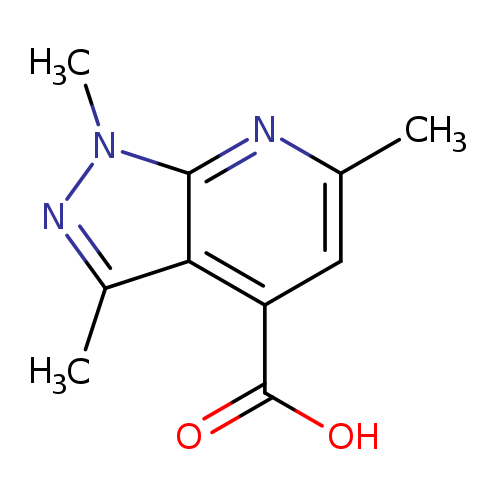 Cc1cc(C(=O)O)c2c(n1)n(C)nc2C