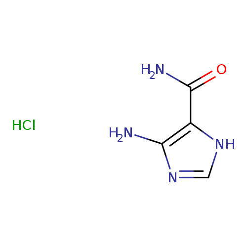 NC(=O)c1[nH]cnc1N.Cl