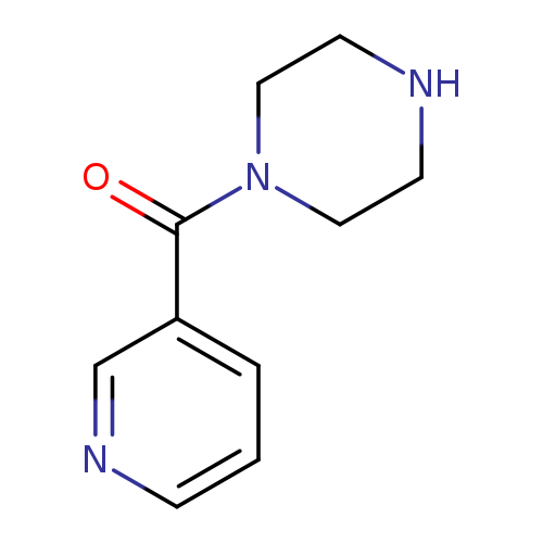 O=C(c1cccnc1)N1CCNCC1