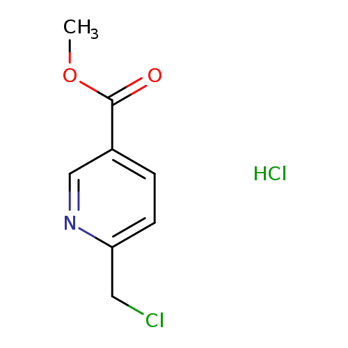 COC(=O)c1ccc(nc1)CCl.Cl