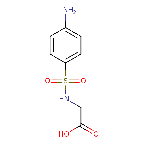 OC(=O)CNS(=O)(=O)c1ccc(cc1)N