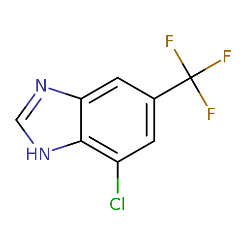 Clc1cc(cc2c1[nH]cn2)C(F)(F)F