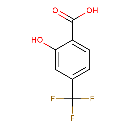 OC(=O)c1ccc(cc1O)C(F)(F)F