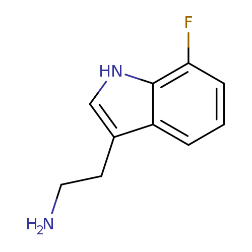 NCCc1c[nH]c2c1cccc2F
