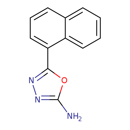 Nc1nnc(o1)c1cccc2c1cccc2