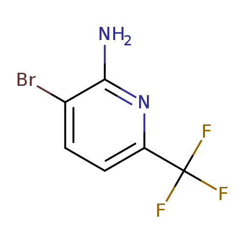 Brc1ccc(nc1N)C(F)(F)F