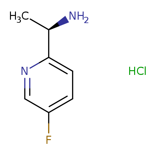 Fc1ccc(nc1)[C@H](N)C.Cl