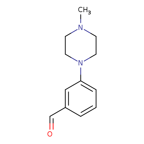 O=Cc1cccc(c1)N1CCN(CC1)C