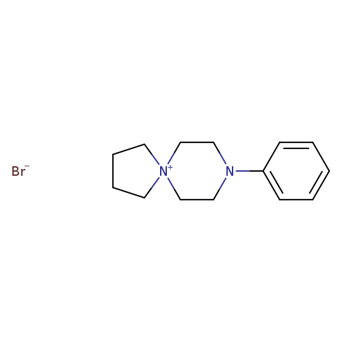 C1CC[N+]2(C1)CCN(CC2)c1ccccc1.[Br-]