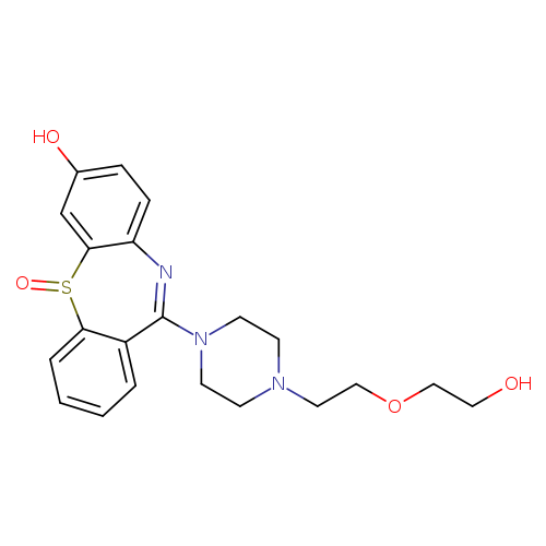 OCCOCCN1CCN(CC1)C1=Nc2ccc(cc2S(=O)c2c1cccc2)O