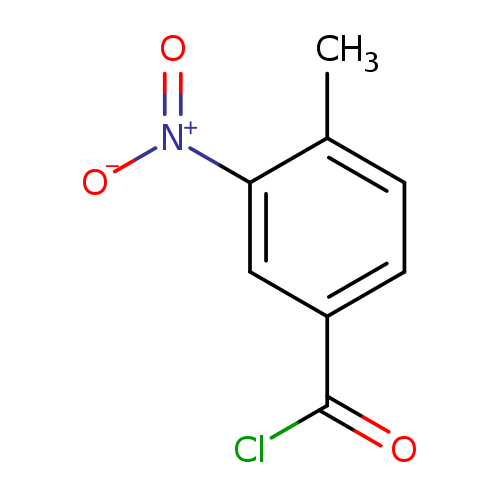 [O-][N+](=O)c1cc(ccc1C)C(=O)Cl