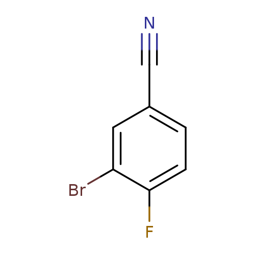 N#Cc1ccc(c(c1)Br)F