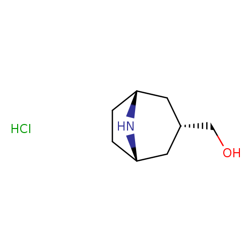 OC[C@@H]1C[C@@H]2CC[C@H](C1)N2.Cl