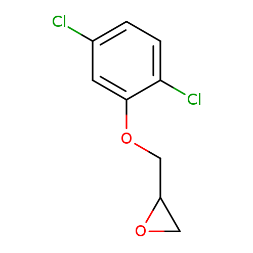 Clc1ccc(cc1OCC1CO1)Cl