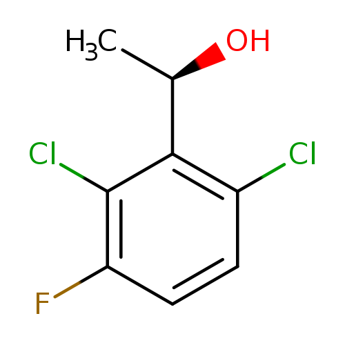 C[C@H](c1c(Cl)ccc(c1Cl)F)O