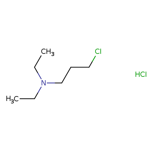 ClCCCN(CC)CC.Cl