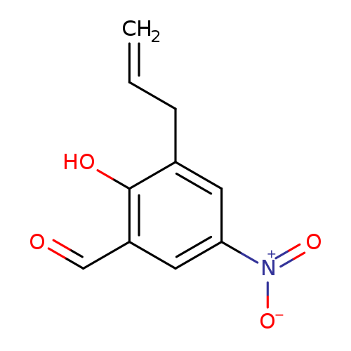 C=CCc1cc(cc(c1O)C=O)[N+](=O)[O-]