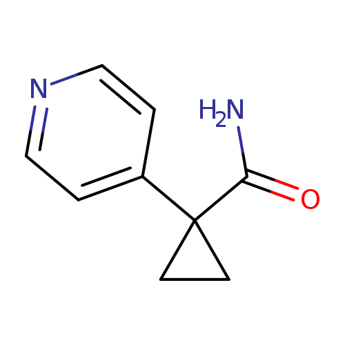 NC(=O)C1(CC1)c1ccncc1