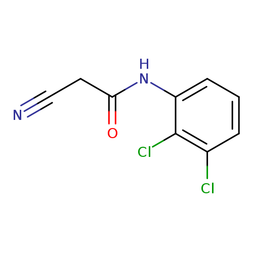 Clc1c(NC(=O)CC#N)cccc1Cl