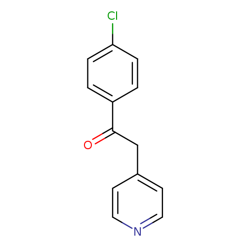 Clc1ccc(cc1)C(=O)Cc1ccncc1