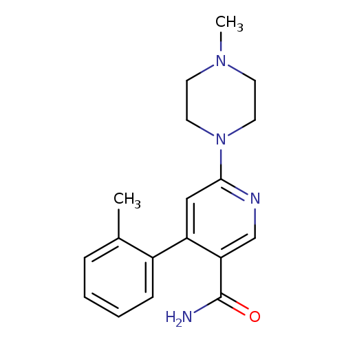 CN1CCN(CC1)c1ncc(c(c1)c1ccccc1C)C(=O)N