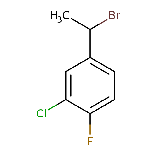 CC(c1ccc(c(c1)Cl)F)Br