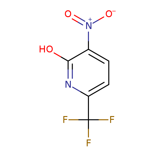 [O-][N+](=O)c1ccc(nc1O)C(F)(F)F