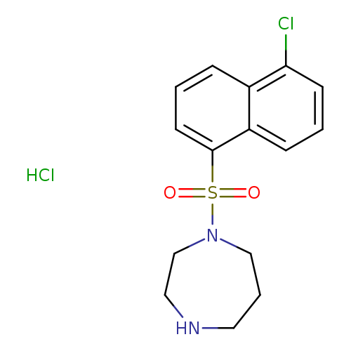 Clc1cccc2c1cccc2S(=O)(=O)N1CCNCCC1.Cl