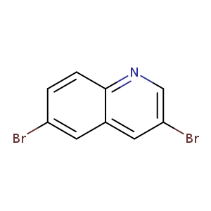 Brc1ccc2c(c1)cc(cn2)Br