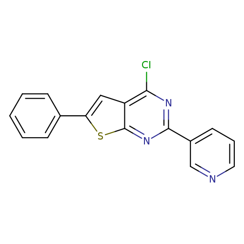 Clc1nc(nc2c1cc(s2)c1ccccc1)c1cccnc1